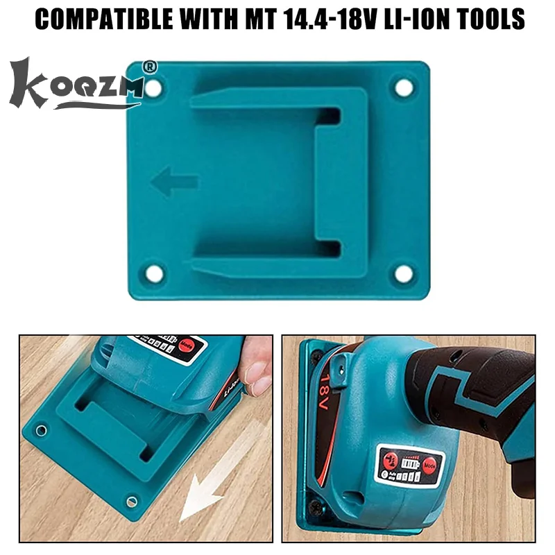 Tool Holder Dock Mount 18V Fixing Devices Drill Tool Holder Case Machine Storage Bracket Stand Slots