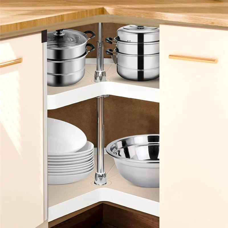 

A02M-Двухъярусный вкладыш для полки Lazy-Susan — водонепроницаемый, нескользящий термозащитный коврик, 2 шт.