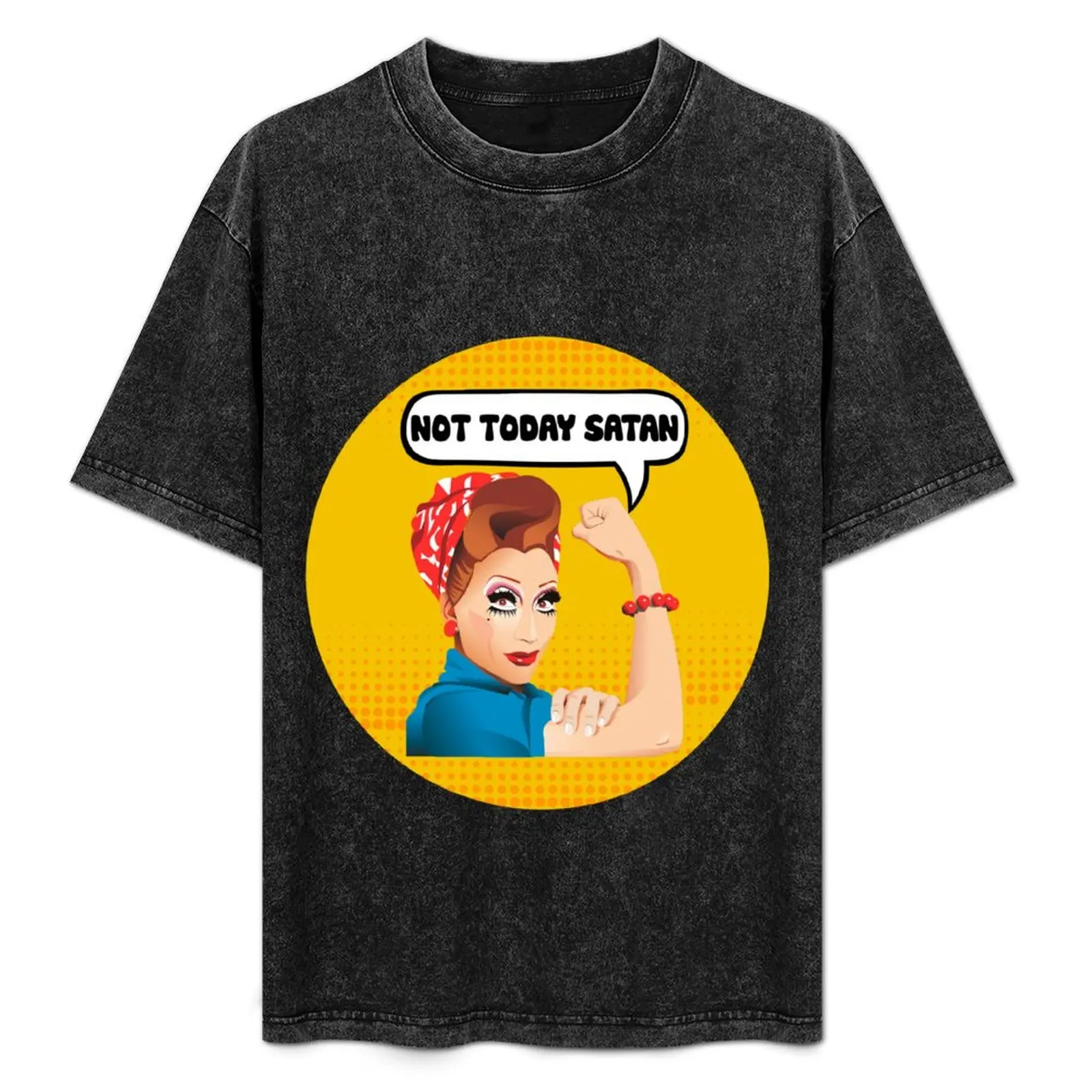 Bianca del Rio Not Today Satan T-Shirt street wear Anime t-shirt summer clothes football t shirt mens t shirts