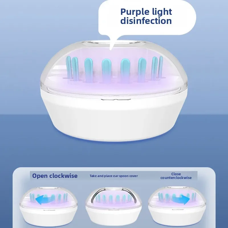 مجموعة منظف الأذن البصرية الذكية مع كاميرا 1080P أعواد الأذن أداة إزالة شمع الأذن اتصال واي فاي أضواء LED عالية الدقة منظار الأذن #5