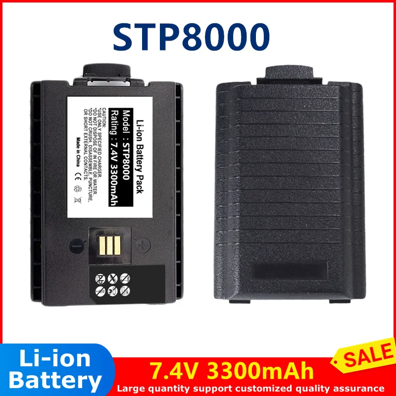 7.4V 3300mAh Li-Ion walkie talkie Rechargeable Battery  For Two-Way Radio STP8000 STP8038 Walkie Talkie Lithium-Ion Battery