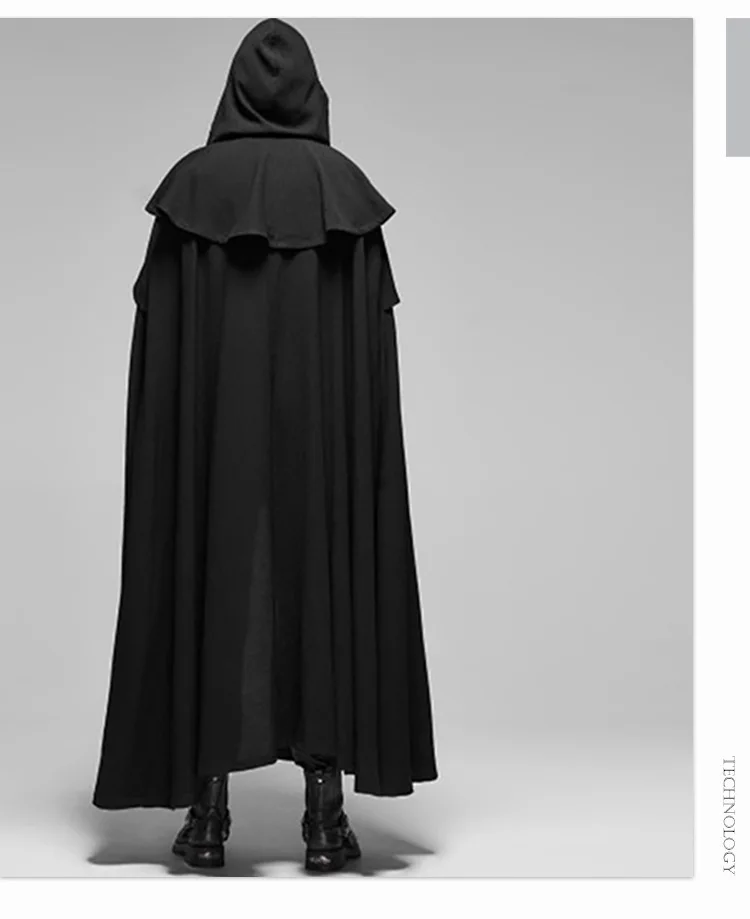 Cosplay costumi da uomo medievali cavaliere pirata principe gotico retrò mantello con cappuccio mantelle abiti lunghi giacche cappotto carnevale