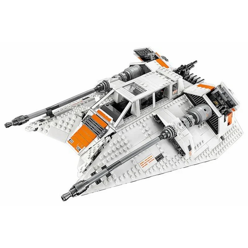 

Совместим с 75144 Plan Speeder 1703 шт. строительных блоков, воспроизведение снега, Боевой истребитель, кирпичи, игрушки, рождественские подарки для друзей