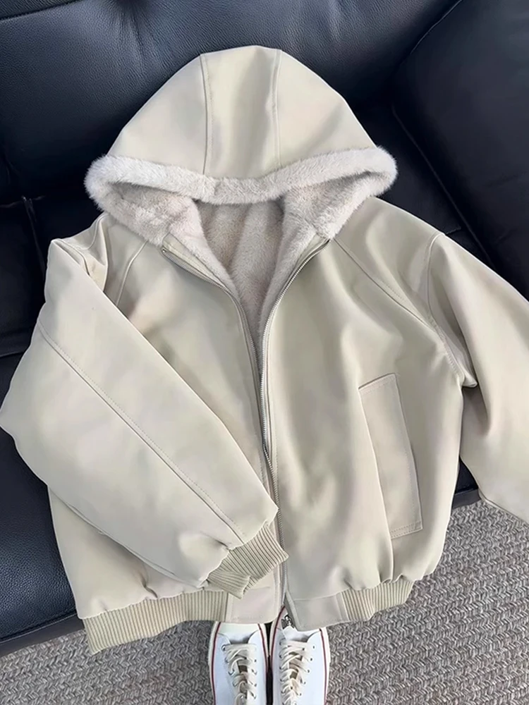 

Теплая хлопковая куртка с подкладкой для мужчин, дизайн «Американский горный орел», зимнее пальто для пар, молодежный стиль