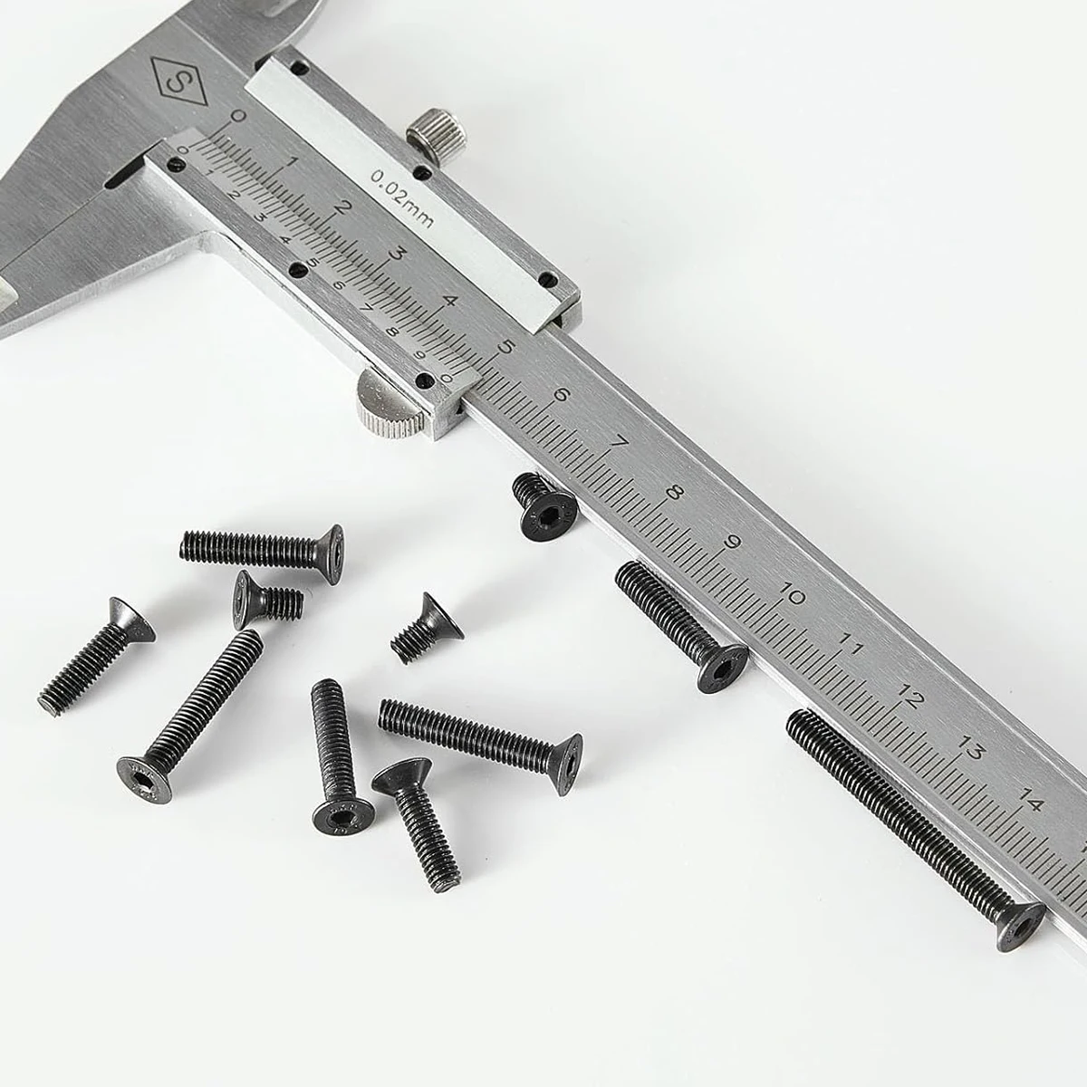 50 قطعة M4x30/35/40/45/50 مللي متر شقة رئيس عرافة المسمار غاطسة رئيس الترباس ، الصف 10.9 الكربون الصلب