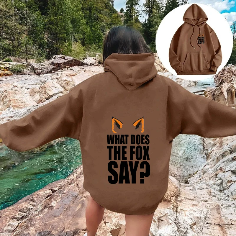 Women Sweatshirts Loose New Street Round Neck Letter Printed Female Hoodie Pullover Casual Sport Top Spring Autumn 2025