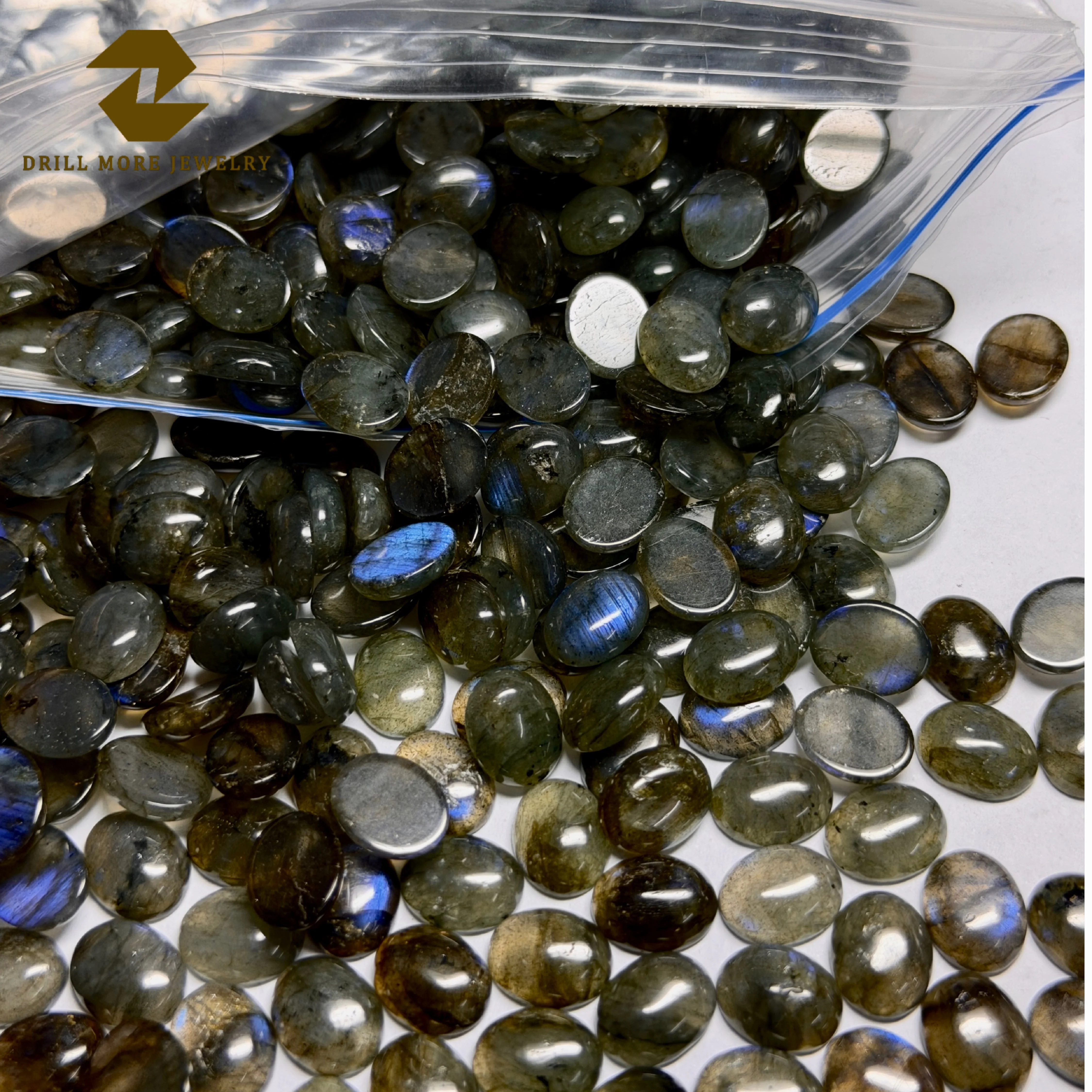 Natural Labradorite Palm Rock Stone Oval Shape Crystal Quartz Healing Polished Stone For Meditation Gift Healing Energy