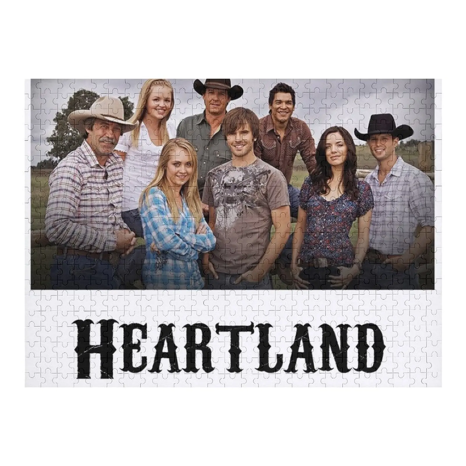 

Heartland Jigsaw Puzzle Photo Christmas Gifts Children Wood Animals Puzzle