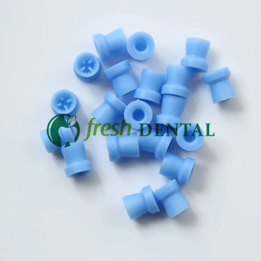 

1000PCS Dental Polishing Cup Blue button (snap-on) Soft Prophy Rubber Cup Dentist Prophylaxis TPE Cup PC320