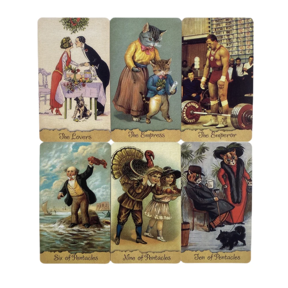 Granny Post Cards Tarot A 78 Oracle English Visions Divination Edition Borad Playing Games