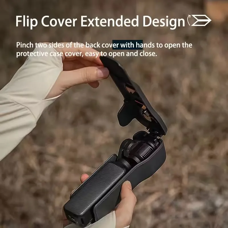 Caixa de armazenamento portátil, resistente a quedas, à prova de choque, bolsa protetora portátil para dji osmo pocket 3, acessórios para câmera