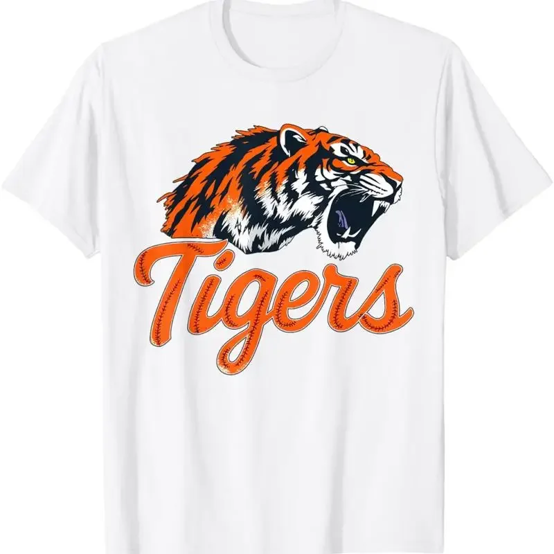 Retro Tigers Last Name Throwback S T Shirt