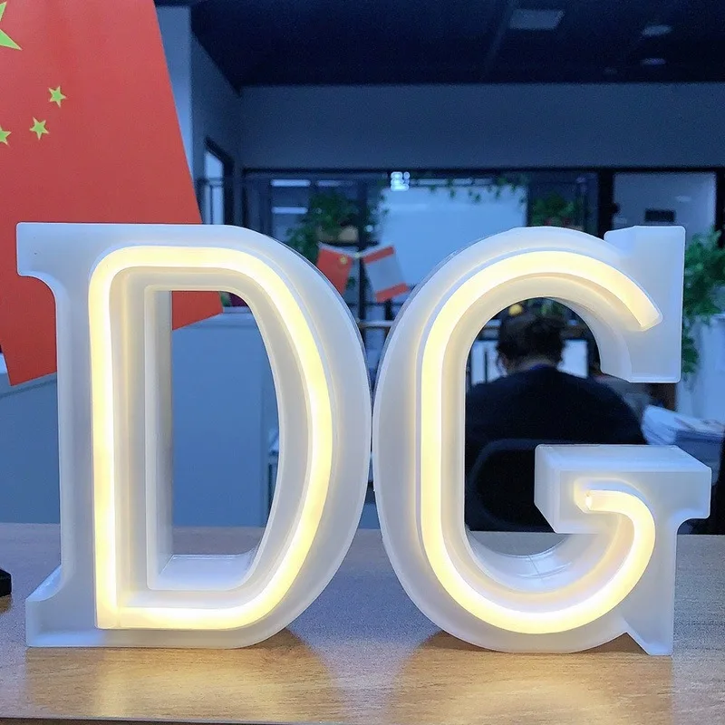 Birthday event Large hair LED bubble horse brand letters, hair letter signs LE 3 feet 4 feet 5 feet horse brand letters
