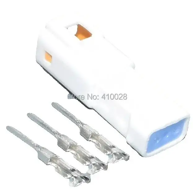 worldgolden 1/2/5/30/100sets 0.7mm 3pin auto electric housing plug wire harness cable connector