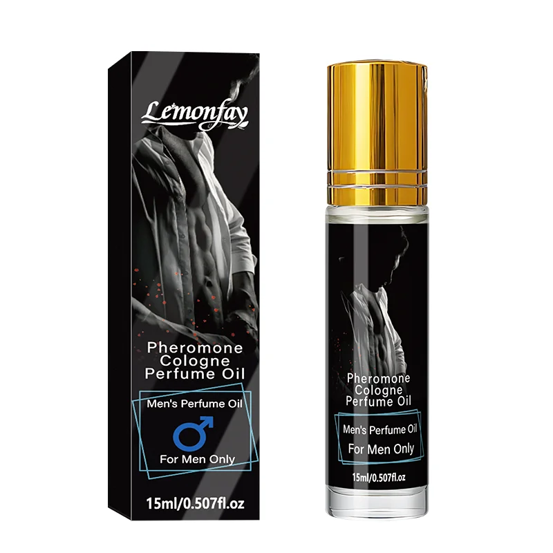 Lemonfay Pheromone Cologne Perfume Oil For Men, Roll-On Fragrance For Confident Allure & Long-Lasting Attractive Scent_voghion.com