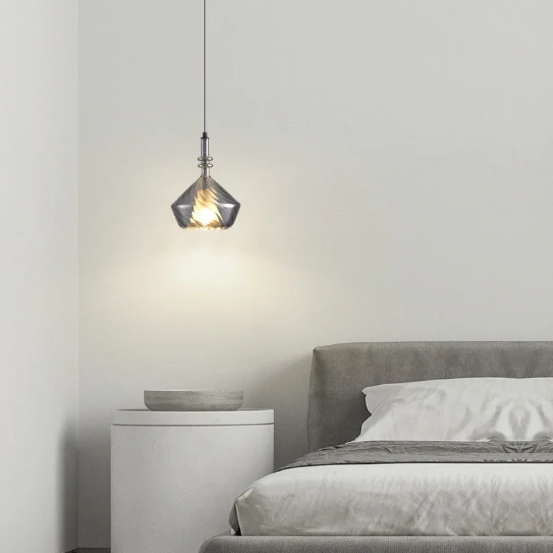 

SANDYHA Creative Nordic Style LED Glass Pendant Light for Dining Room and Bedroom Decoration Modern Lighting Fixtures