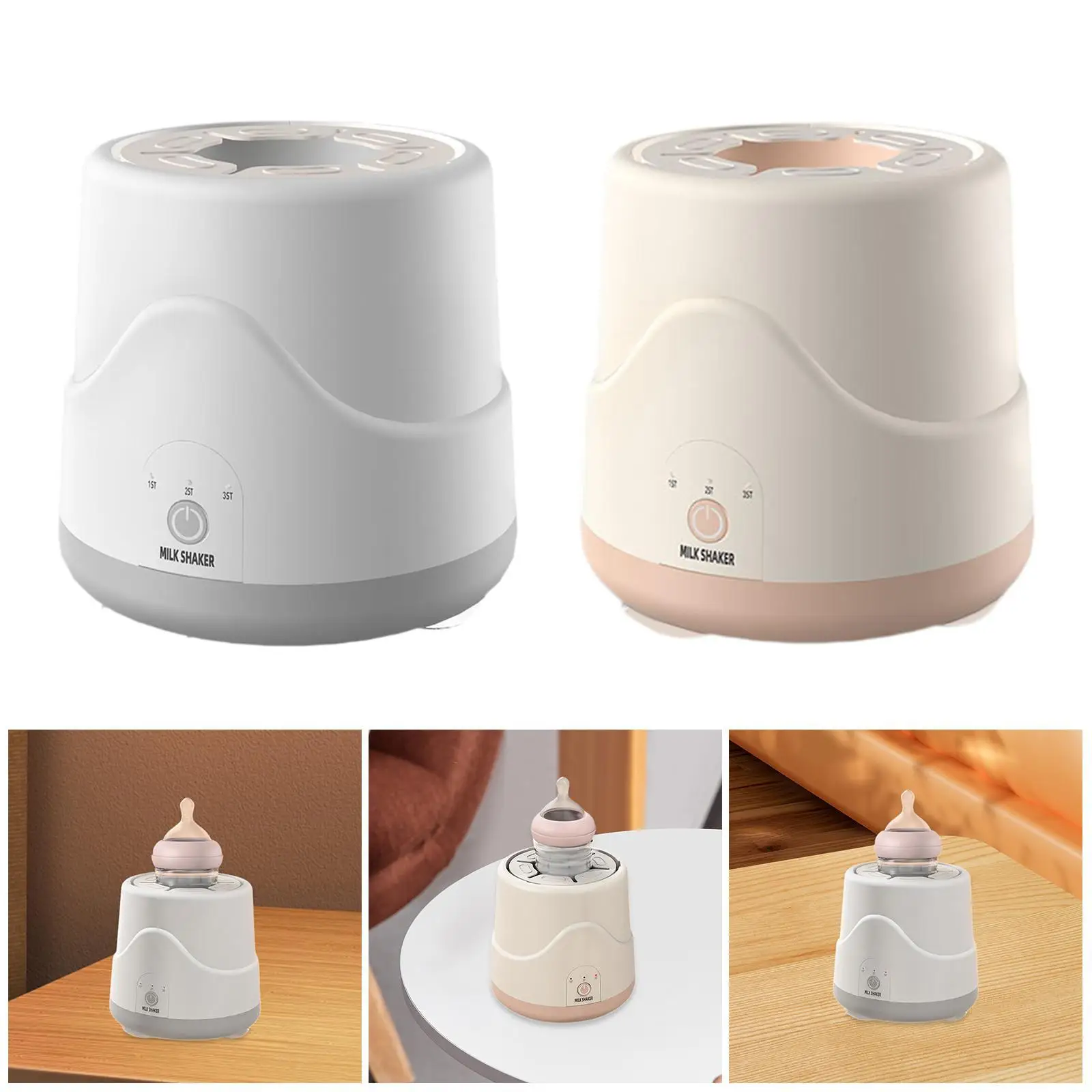 Electric Bottle Shaker Machine USB Charging Lightweight Practical Electric Milk Shaker for Toddlers Night Nursery Infant Newborn