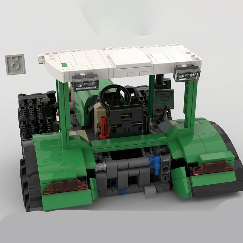 1184 قطعة MOC Fendt جرار مركبة زراعية ممتازة لتقوم بها بنفسك نموذج اللبنات ألعاب عيد ميلاد هدية