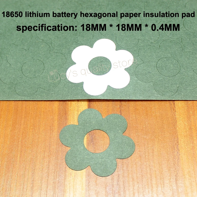 100pcs/lot 18650 Lithium Battery Pack Accessories Insulation Pads Surface Mats 6 Corner Mei-ying Paper Pad Meson 18*18*0.4MM