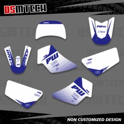 DSMTECH Motorcycle Dirt Bike Team Personality Graphics Backgrounds Decal Stickers Kits For Yamaha PW50 PW 50