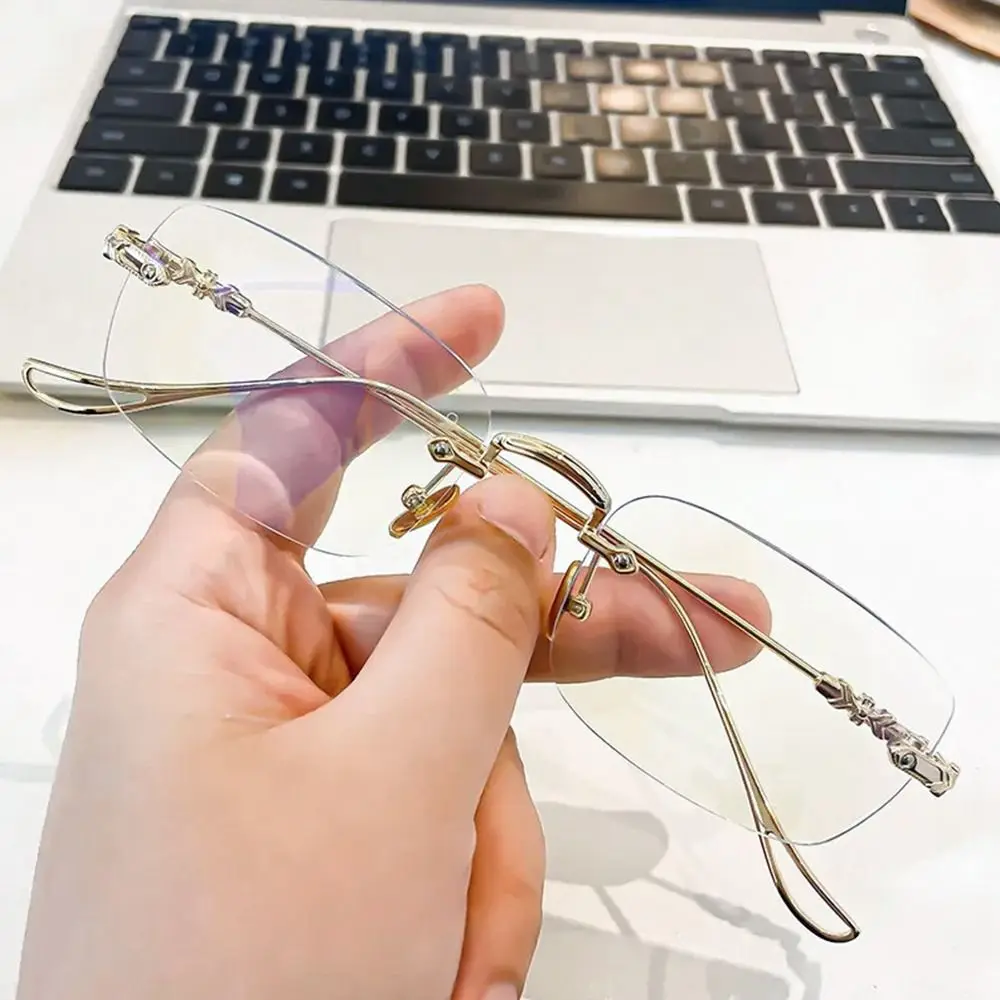 Blue Ray Blocking Anti-Blaulicht-Lesebrille Ultraleichter Augenschutz Quadratische Brille PC Optische Brillenbrille