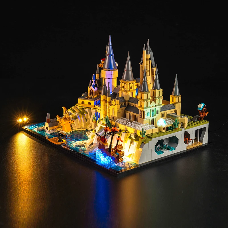 Vonado-juego de luces LED para Hogwarts, 76419 unidades™Bloques de construcción de Castillo y tierra, solo incluye accesorios de iluminación