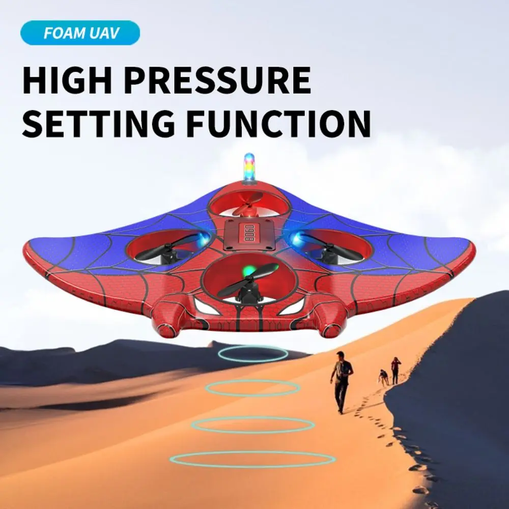 Foam Remote Control Plane 2.4GHz 4CH Stunt Roll RC Spider Quadcopter Crash Resistance Cool Light Foam RC Airplanes Kids Adults