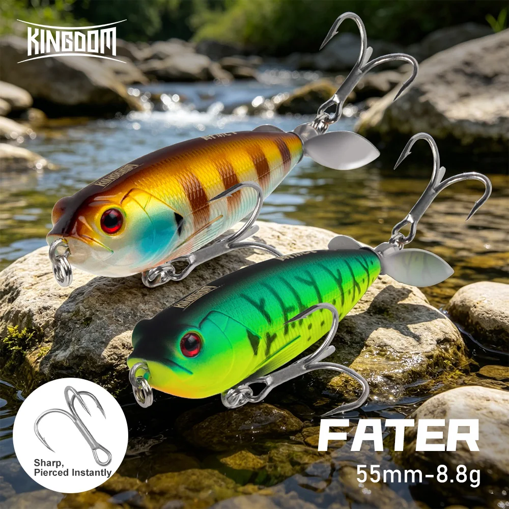 Señuelo Propeller Pencil Kingdom con cola giratoria para lubina - imagen 2