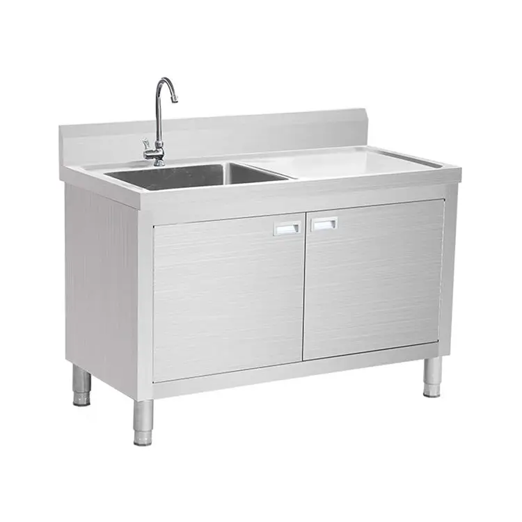 Mobile 304 stainless steel sink with pump portable for outdoor activities or catering