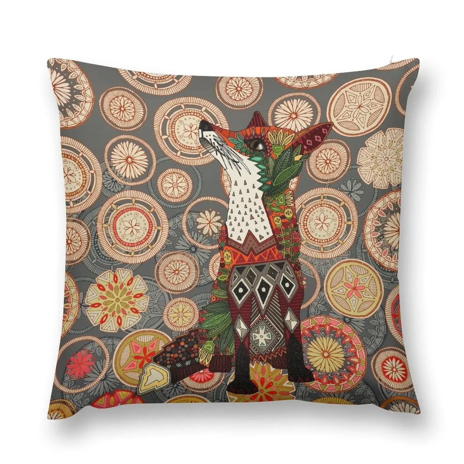 

mandala fox Throw Pillow Cushions For Sofa Ornamental Pillow Decorative Cushion Cover pillow