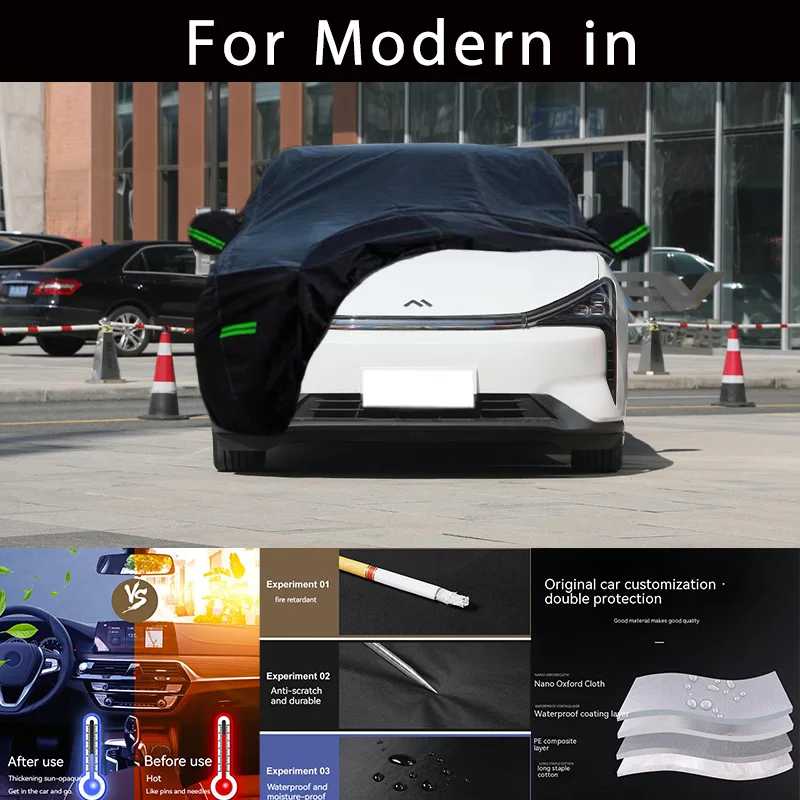 For Modern in  Outdoor Protection Full Car Covers Snow Cover Sunshade Waterproof Dustproof Exterior Car accessories