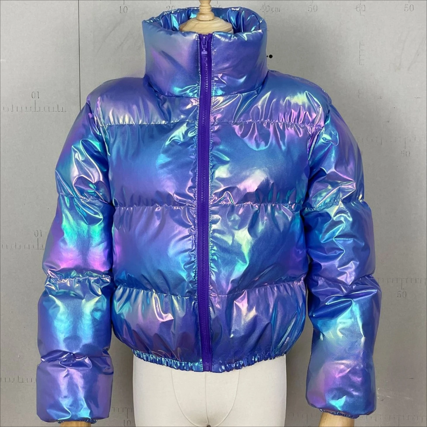 Parkas Women Short Coats Stand Collar Zipper Jackets Full Sleeve Thick Warm Y2k Streetwear Jacket Work Coat Autumn Winter 2025