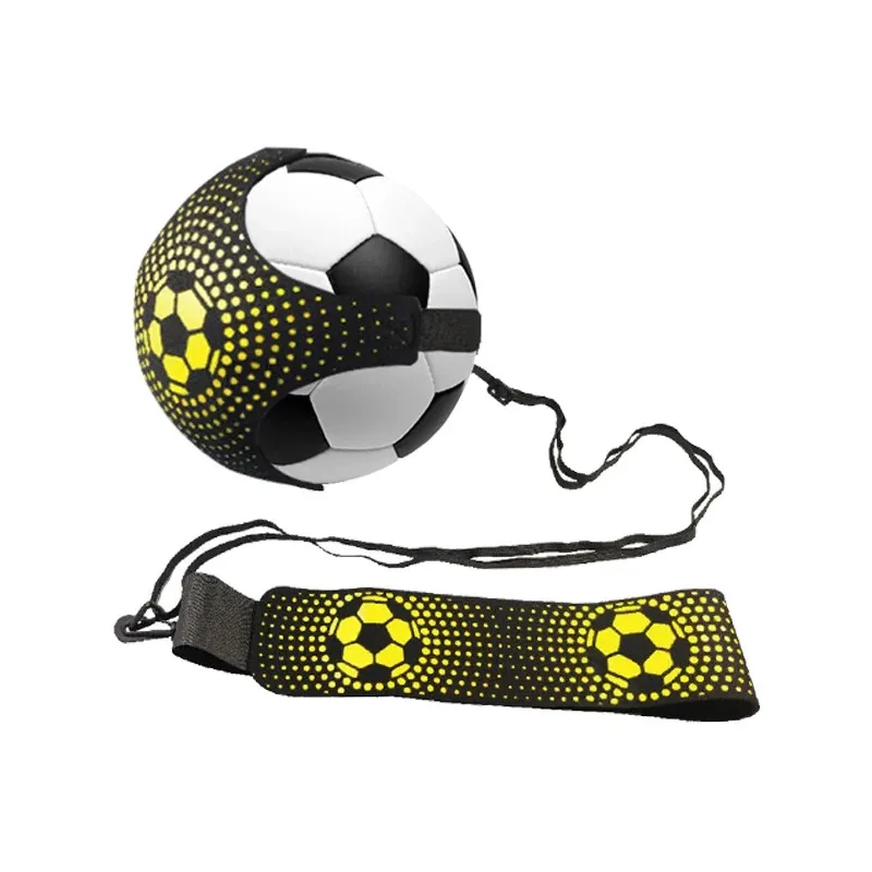 Soccer Ball Juggle Bag Children Auxiliary Circling Belt Football Training Accessories Kick Solo Soccer Trainer Football Kick