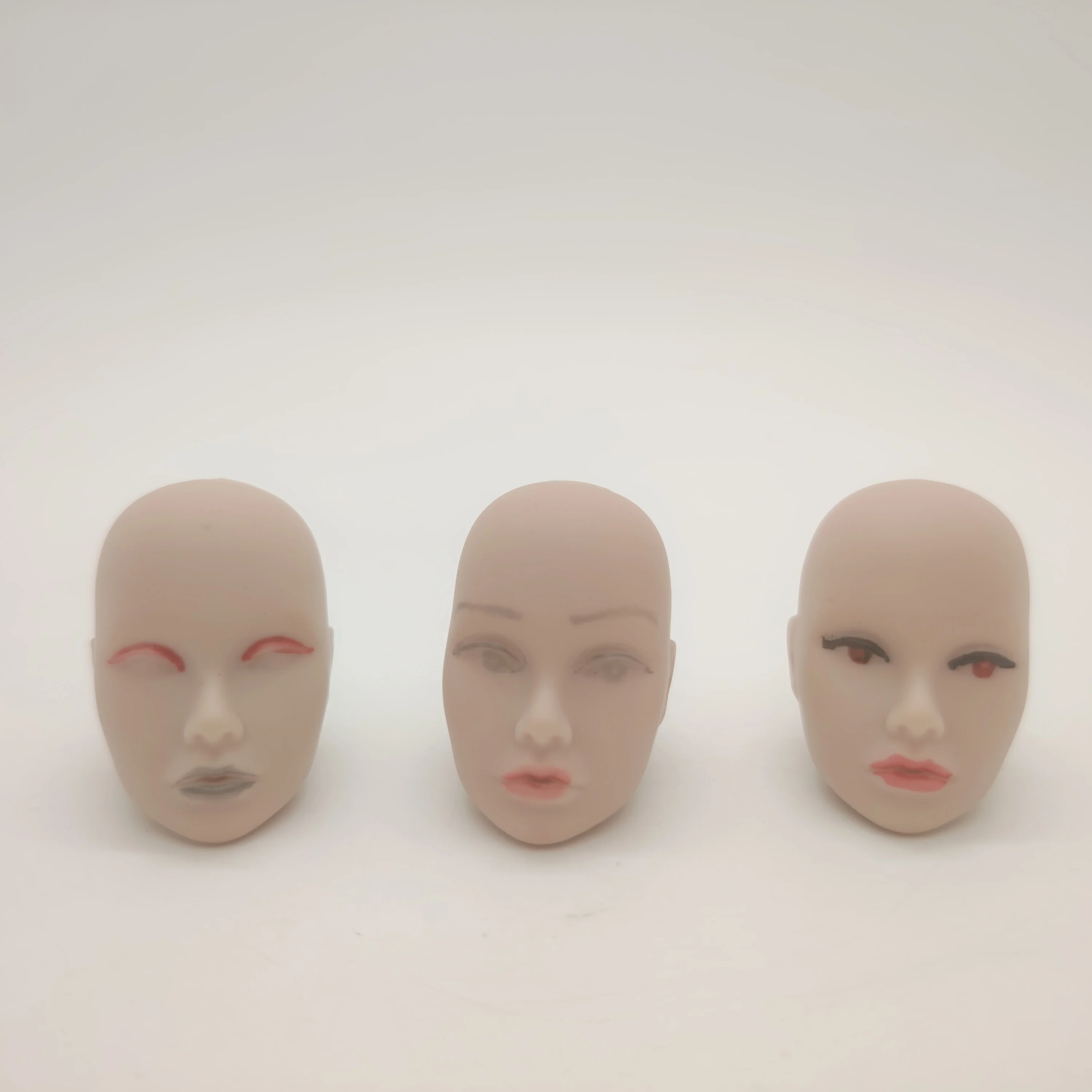 

Модная королевская без волос, японская кожа, мак, паркер, целостность, масштаб 1/6, замененная голова куклы