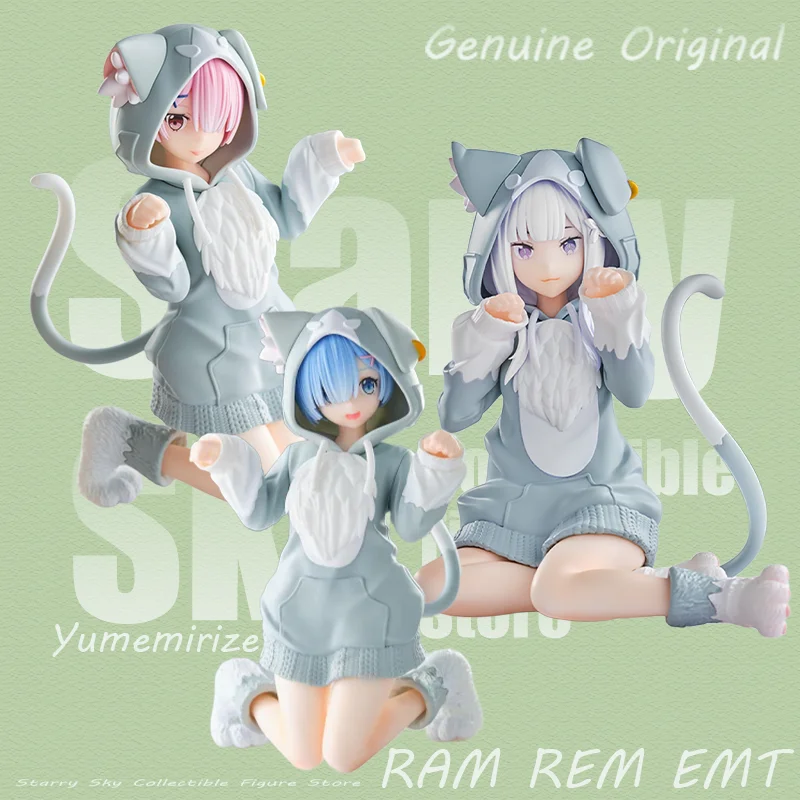 

[Подлинный оригинал] В наличии Sega Re: Zero - Начало жизни в другом мире Yumemirize Emt Ram Rem Аниме Фигурка Модель Игрушки Подарок