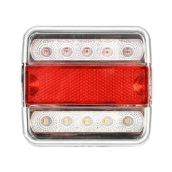 Analyste de feux arrière de remorque SubSN à LED, marqueur de bateau, feux arrière de camion, étanche, universel, 12V-24V, 2 pièces