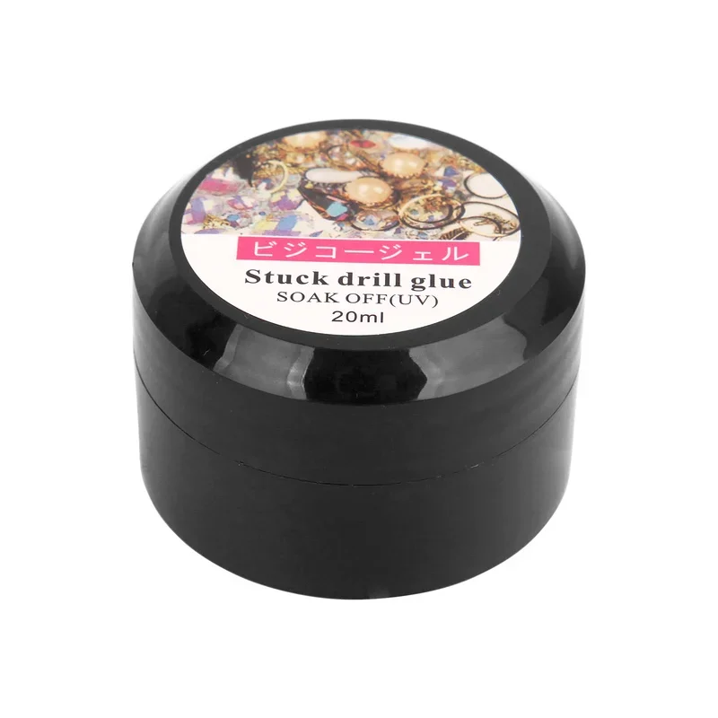 20 مللي مسمار الفن حجر الراين الغراء شفافة Sticky بها بنفسك لزجة دائم UV جل مجوهرات تمسك الحفر الغراء الديكور أدوات مسمار الفن الإكسسوار #6
