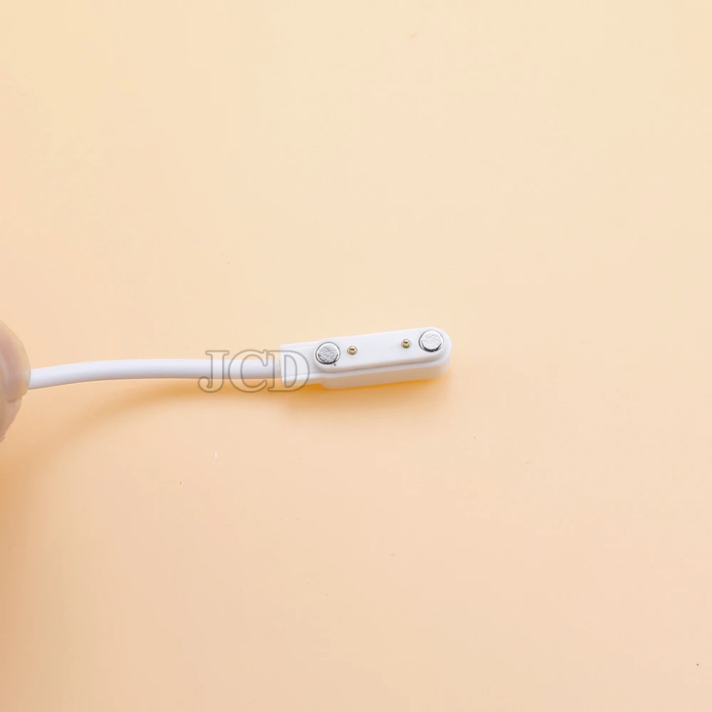 2Pin 7.62mm Strong Magnetic Charge Cable USB Charging Line Cord Rope  White Color for Smart Watches 99% Universal image 2