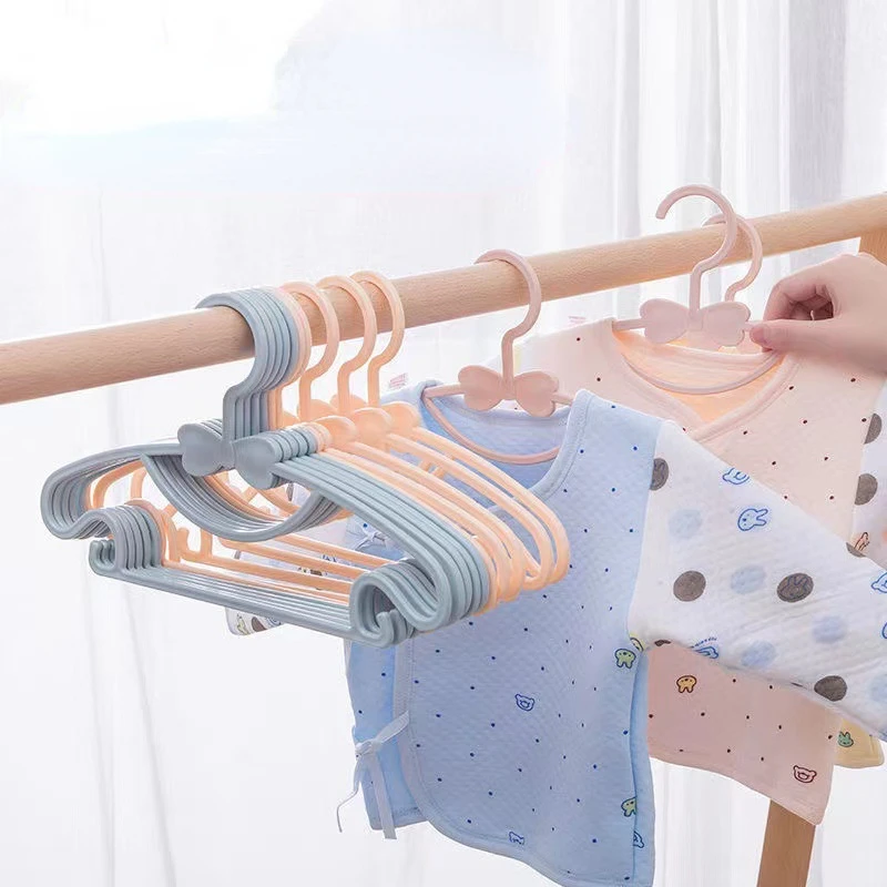 5/1PCS Kids Clothes Hanger Racks Portable Display Hangers Plastic Children Coats Hanger Windproof Baby Clothes Hanger Racks