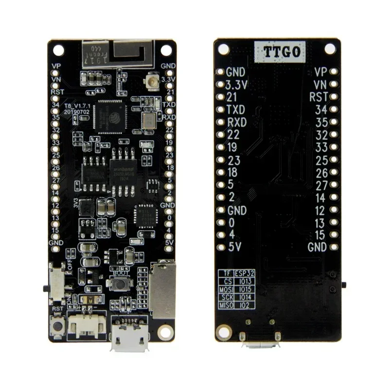 

Модуль для TTGO T8 V1.7 Wifi Bluetooth ESP32WROVER 4 Мб FLASH 16 Мб FLASH 8 Мб PSRAM электронный модуль