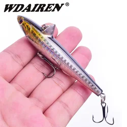 1 Pc 9cm 13.8g Fishing Lure Winter Ice Hard Bait VIB with Sinking Lead Inside Sea Diving Swivel Jig Wobbler Fishing Tackle