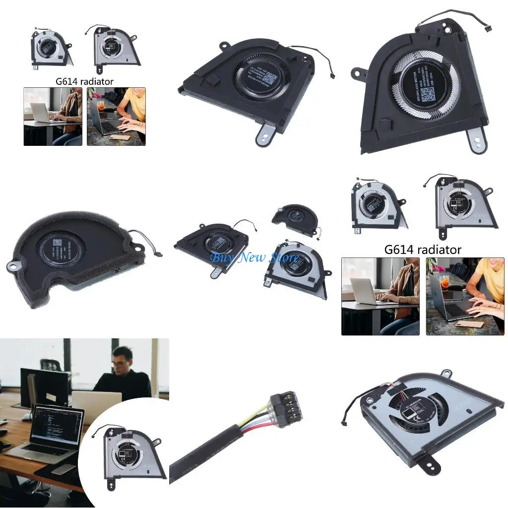 20CE مروحة تبريد للكمبيوتر الدفتري الاحترافية مروحة معدنية دقيقة لـ GU604 GU604VI #1