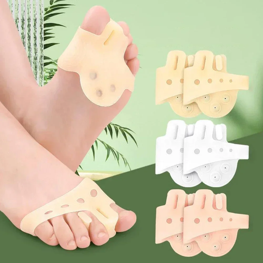 1 Pair Toe Separator, Toe Spacers, Metatarsal Pads Women, Soft&Breathable Metatarsal Cushion, Toe Straightener,- For Men & Women