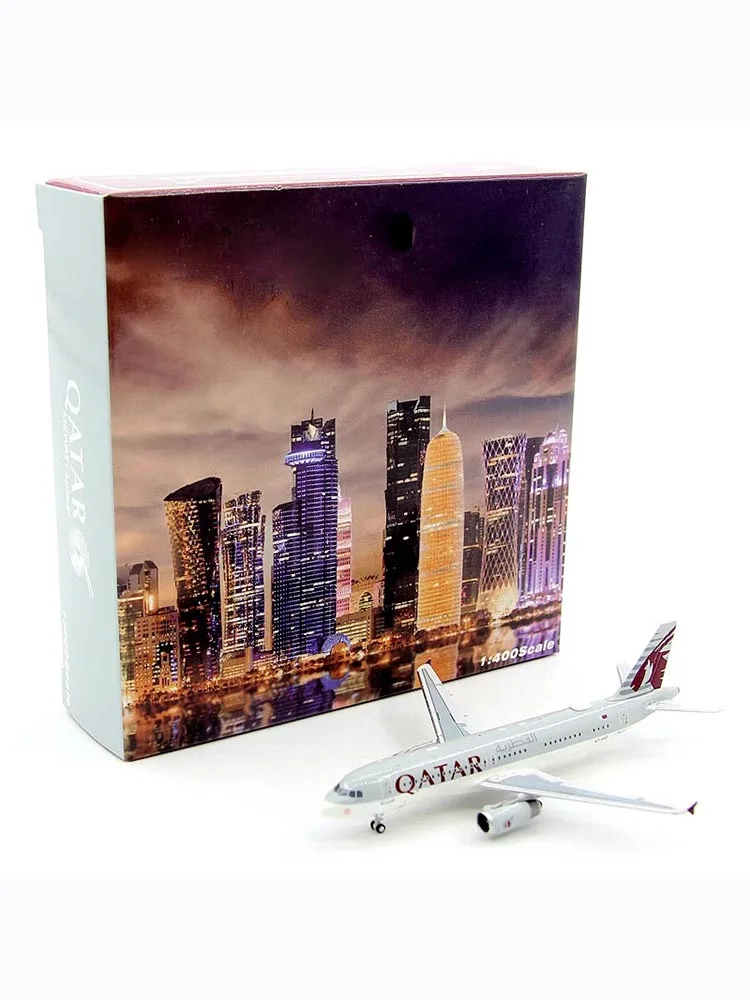 Diecast PandaModel 52319 Qatar Airways A320 A7-AAG Alloy Aircraft Model 1/400 Scale Finished Simulation Aeroplane Model Gift