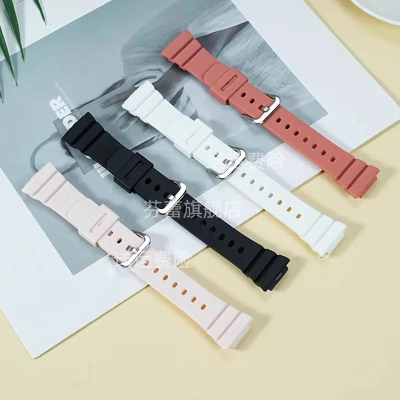 ل كاسيو 5611 GMA-S2100 GMA S2100 حزام ساعة اليد الراتنج الإفراج السريع سيدة مقاوم للماء الرياضة النساء حزام الساعات أسود أبيض وردي أحمر