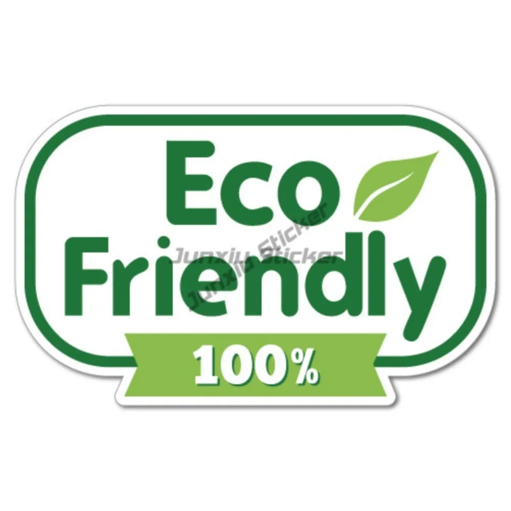 

Eco Friendly Organic Environment Sticker Decal Shopfront Trading Stickers Custom Decals Sunset Stickers Rv Custom Car Decals