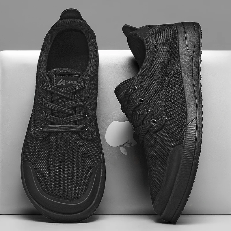 

New Unisex Wider Shoes Breathable Mesh Men Barefoot Wide-toed Shoes Brand Flats Soft Zero Drop Sole Wider Toe Sneakes Plus Size