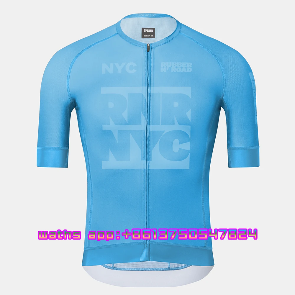 RUBBER N\'ROAD Summer Cycling Clothing tops MTB Bike Clothes  Maillot Ropa Ciclismo Man Cycling Bicycle Suit