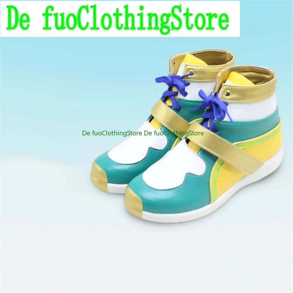 รองเท้าคอสเพลย์ DefuoClothing hololive KYO KANEKO คิโยะ คานะโกะ รองเท้าบูทสำหรับเกมอนิเมะ บทบาทสมมติ งานปาร์ตี้ฮาโลวีน อุปกรณ์ประกอบฉาก รองเท้าบูท