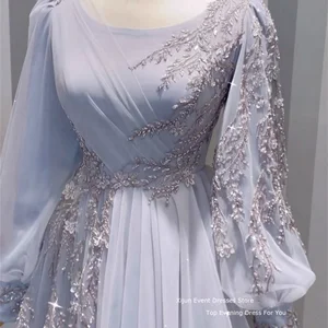 Xijun Modesto marokkanische Kleider Kaftan Kleider der Nacht Dubai weiblich formelle formale Partykleid 8 Hauptverkäufe Modesto Frauenkleider - №4